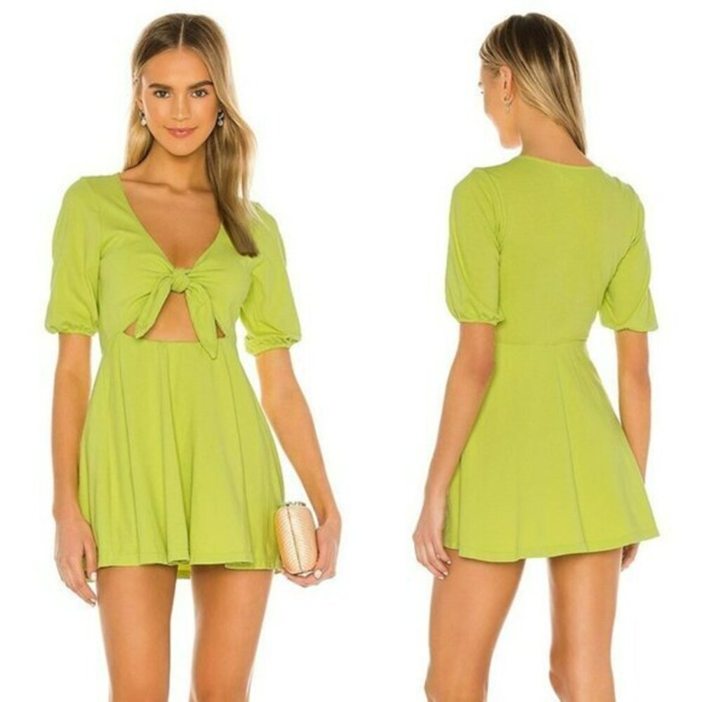 Lovers and Friends Tirzah Mini Dress - Pistachio Green